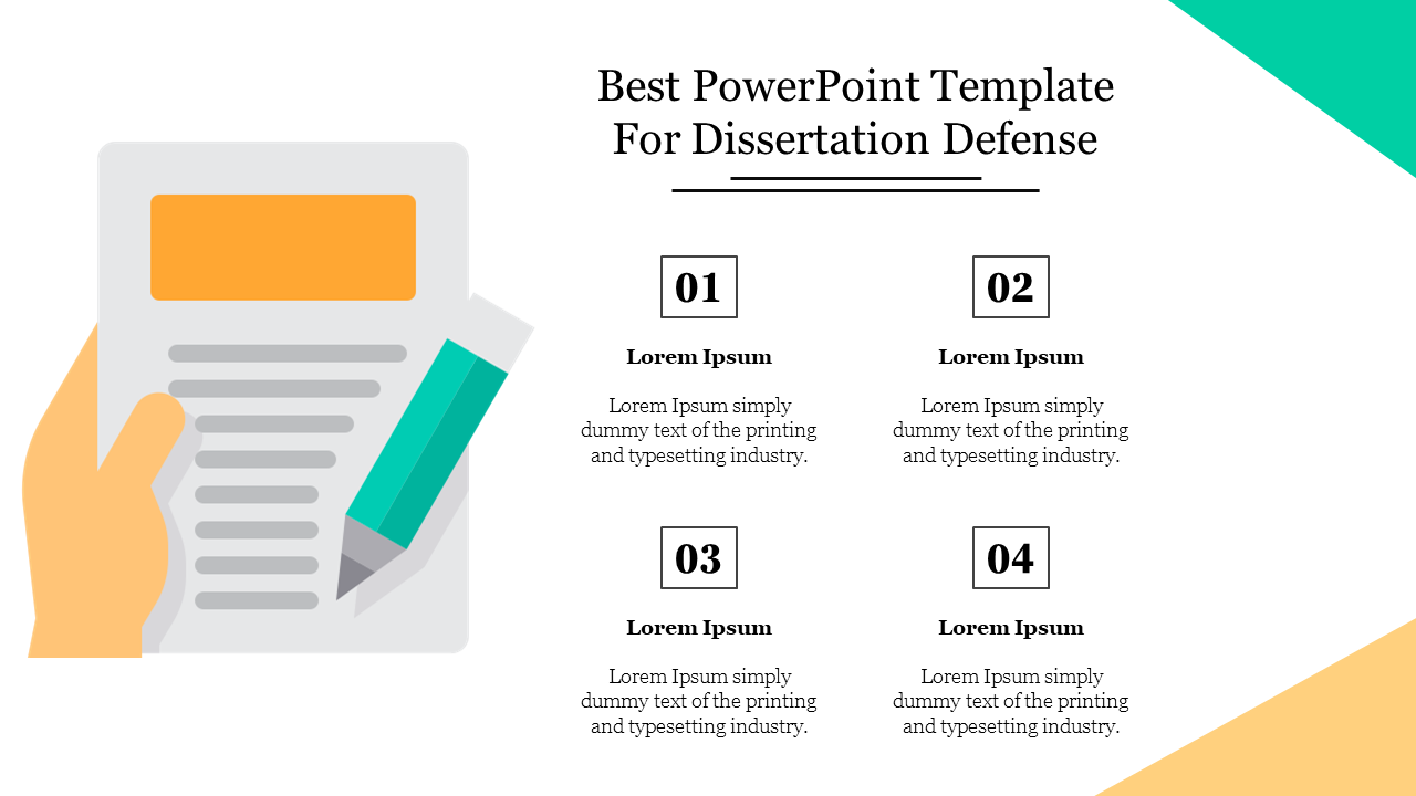Best PowerPoint Template For Dissertation Defense